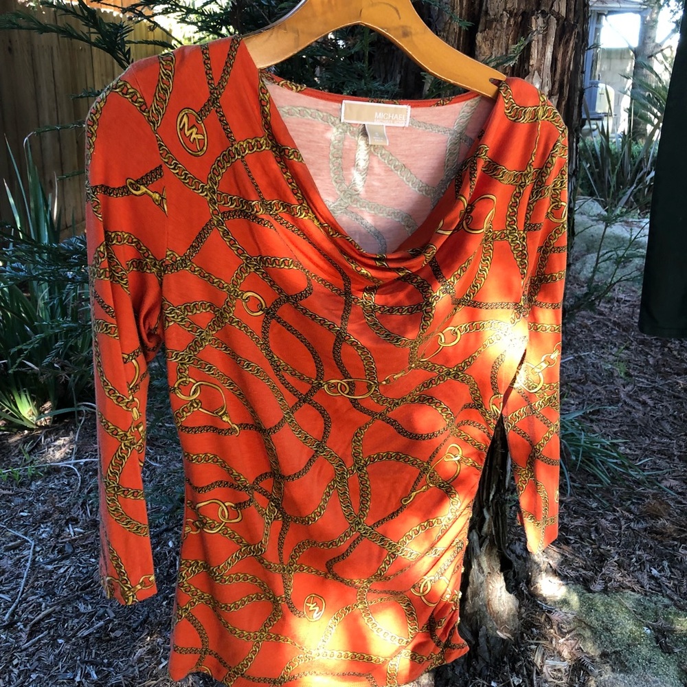 Michael Kors 3/4 sleeve shirt size small